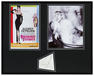 Mickey Rooney Signed Framed 16x20 Photo Set JSA Breakfast at Tiffany's