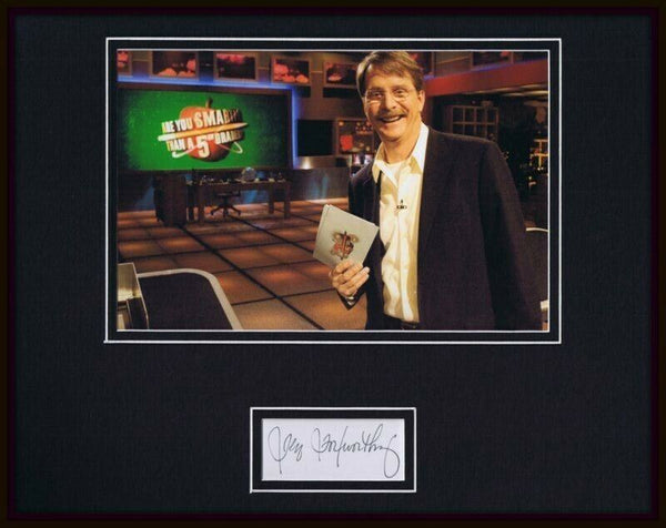 Jeff Foxworthy Signed Framed 11x14 Photo Set Are You Smarter Than a 5th Grader