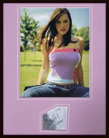 Michelle Ryan Signed Framed 11x14 Photo Display JSA 