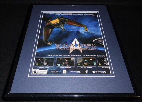 Star Trek Tactical Assault 2006 Framed 11x14 ORIGINAL Vintage Advertisement 