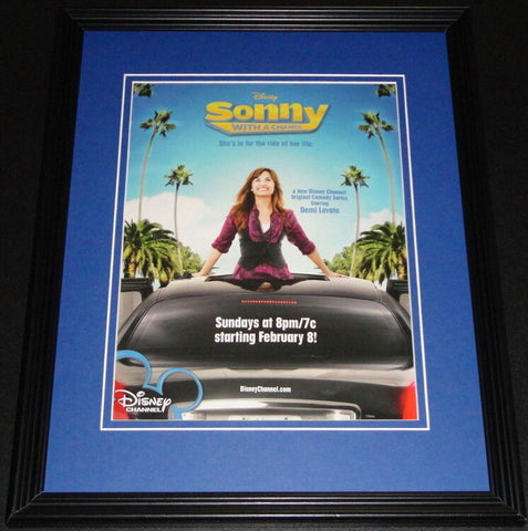 Sonny With a Chance 2008 11x14 Framed ORIGINAL Advertisement Demi Lovato