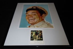 Ernest Borgnine Signed Framed 16x20 Photo Poster Display RR LOA McHale's Navy 