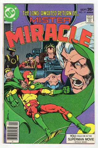 Mister Miracle #19 VINTAGE 1977 DC Comics w/ Batman Superman WW Sea World Ad