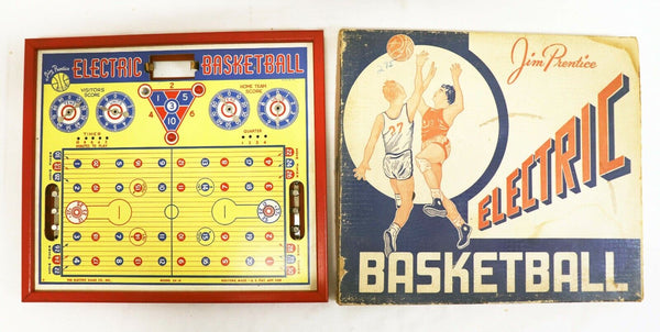 VINTAGE 1949 Jim Prentice Electric Basketball Game