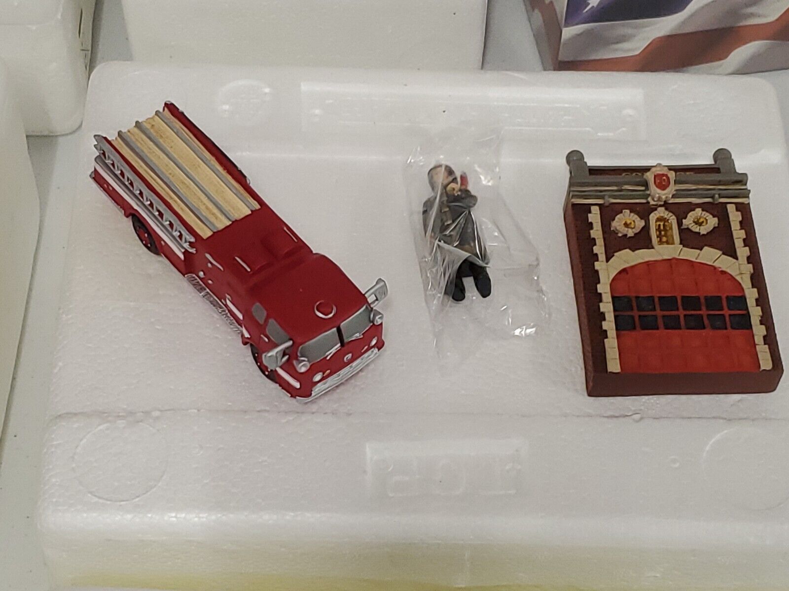 Hawthorne Village 1970s Fire Truck Collector Set