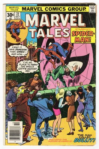 Marvel Tales #72 VINTAGE 1976 Reprints Amazing Spider-Man #91