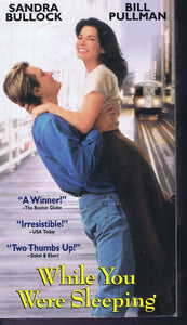 While You Were Sleeping VINTAGE VHS Cassette Sandra Bullock Matthew McConaughey