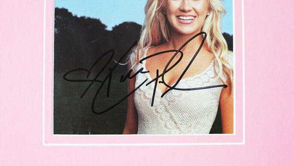 Kellie Pickler Signed Framed 16x20 Photo & Red High Heels CD Display 