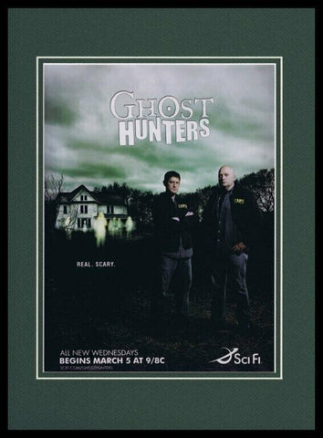 Ghost Hunters 2008 SciFi Framed 11x14 ORIGINAL Vintage Advertisement