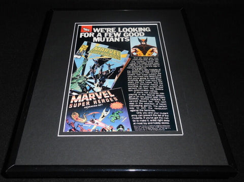 TSR 1987 Marvel Super Heroes 11x14 Framed ORIGINAL Vintage Advertisement 