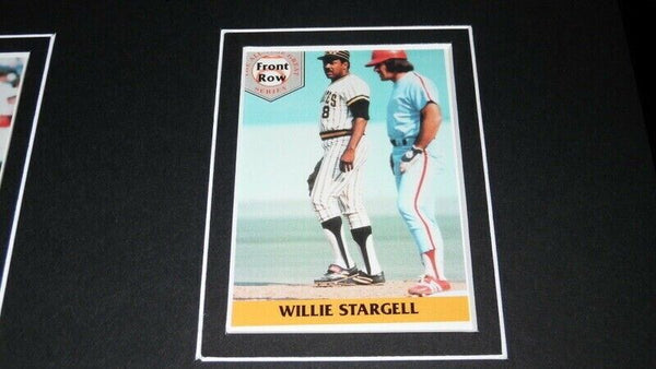 Willie Stargell Framed 16x20 Photo & Card Set Display Pittsburgh Pirates