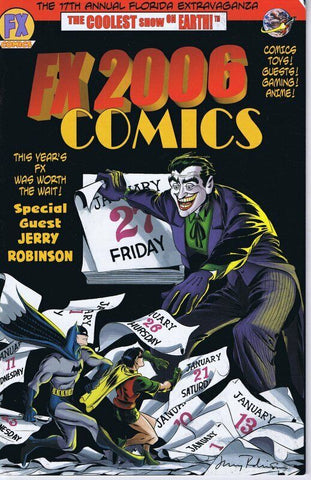 FX 2006 Convention ORIGINAL Vintage Program Batman Robin Joker Cover