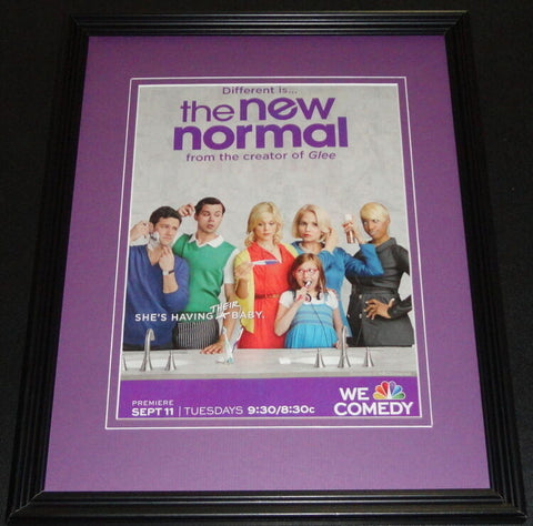 The New Normal 2012 Framed 11x14 ORIGINAL Vintage Advertisement Ellen Barkin