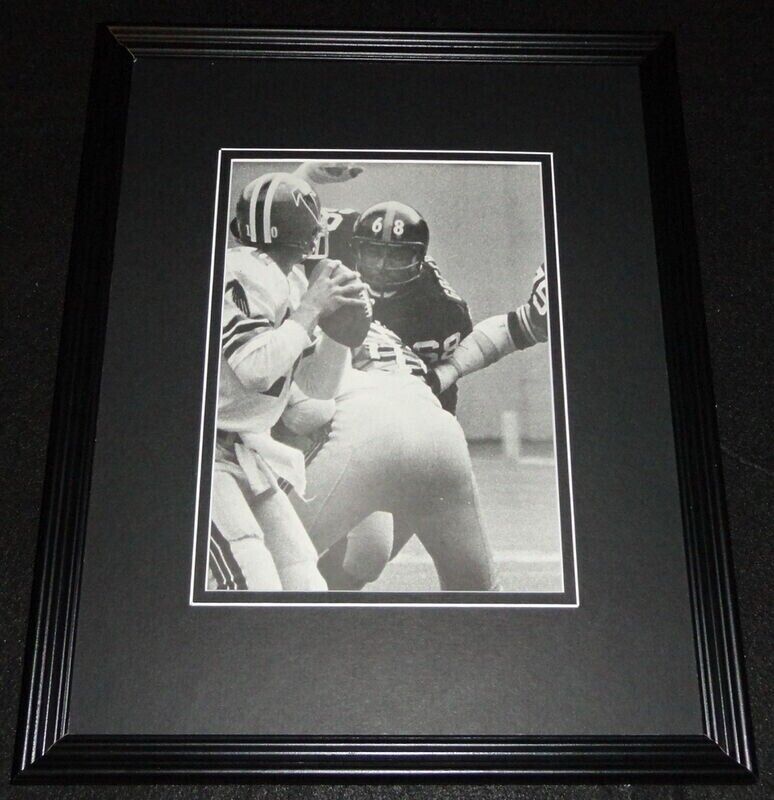 LC Greenwood Steelers vs Falcons Framed 11x14 Photo Display  