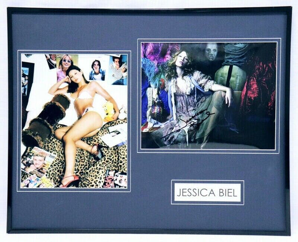 Jessica Biel Signed Framed 16x20 Bikini Heels Photo Display 