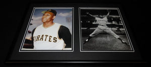 Roberto Clemente Framed 12x18 Photo Set Pirates jumping