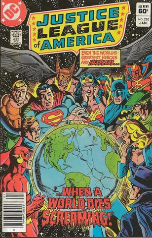 Justice League of America #210 ORIGINAL Vintage 1983 DC Comics 