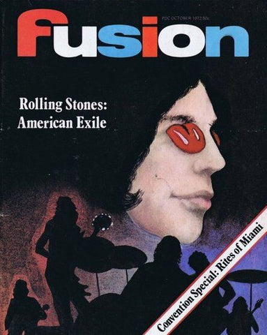 ORIGINAL Vintage October 1972 Fusion Magazine Rolling Stones 