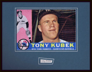 Tony Kubek Signed Framed 11x14 Photo Display Yankees 