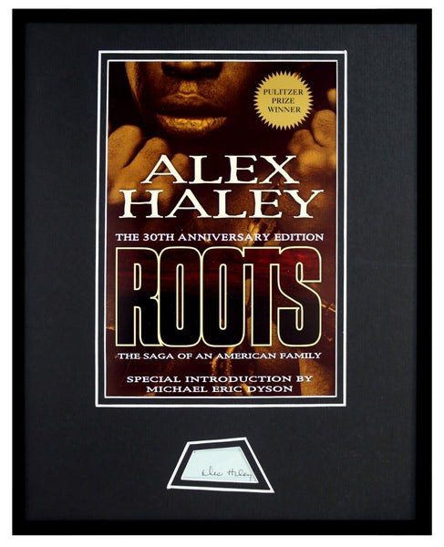 Alex Haley Signed Framed 11x14 Photo Display JSA Roots