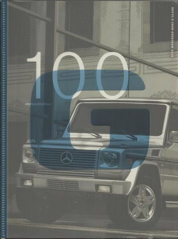 ORIGINAL Vintage 2003 Mercedes G Class Sales Brochure Book