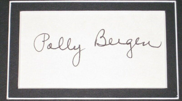 Polly Bergen Signed Framed 11x14 Photo Display JSA Cape Fear