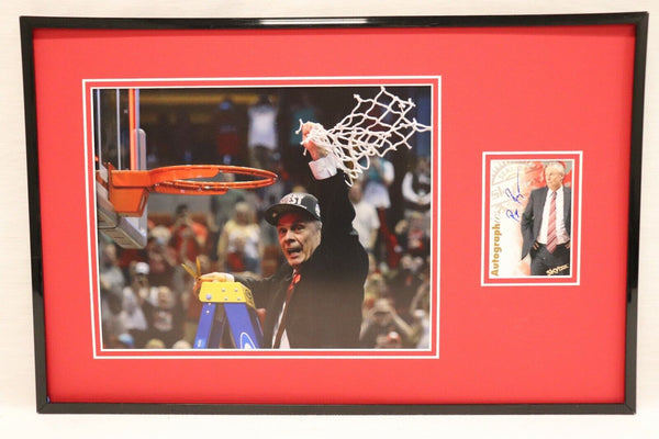 Bo Ryan Signed Framed 11x17 Photo Display FLEER Autographics Wisconsin