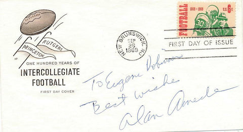 Alan Ameche Signed 1969 FDC First Day Cover Colts