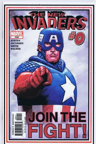 New Invaders #0 ORIGINAL Vintage 2004 Marvel Comics Captain America