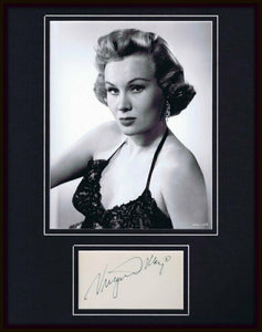 Virginia Mayo Signed Framed 11x14 Photo Display White Heat