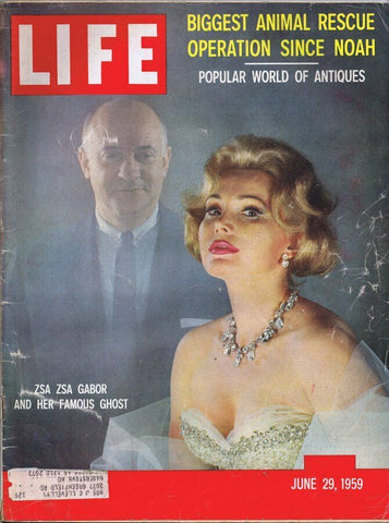 ORIGINAL Vintage Life Magazine June 29 1959 Zsa Zsa Gabor