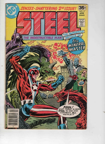 Steel the Indestructible Man #2 VINTAGE 1978 DC Comics