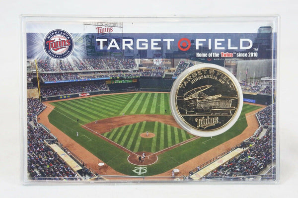 Minnesota Twins Target Field Highland Mint MLB 24K Gold Overlay Coin