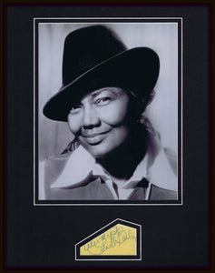 Pearl Bailey Signed Framed 11x14 Photo Display JSA