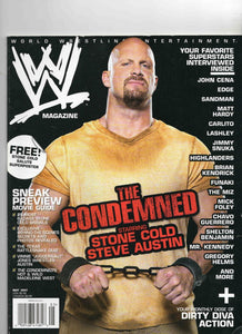 VINTAGE May 2007 WWE Magazine Stone Cold Steve Austin John Cena