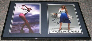 Anna Rawson Signed Framed 12x18 Photo Display 