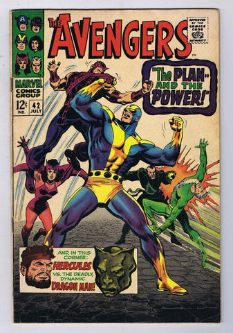 Avengers #42 ORIGINAL Vintage 1967 Marvel Comics Hercules Scarlet Witch