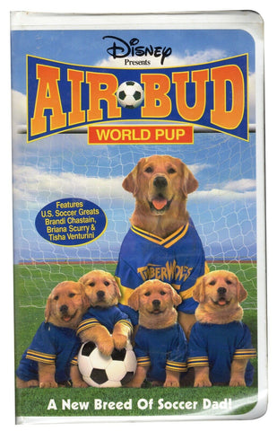 Air Bud World Pup VINTAGE VHS Cassette in Clamshell Case