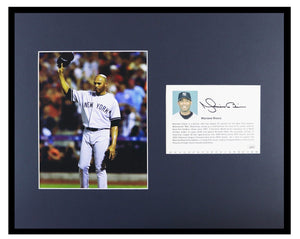 Mariano Rivera Signed Framed 16x20 Photo Set JSA Yankees