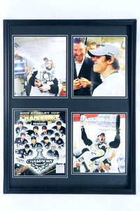 2009 Pittsburgh Penguins Stanley Cup Framed 18x24 Photo Collage S Crosby Malkin