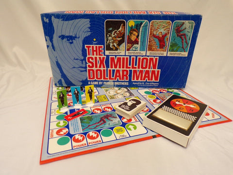 ORIGINAL Vintage 1975 Six Million Dollar Man Parker Brothers Board Game