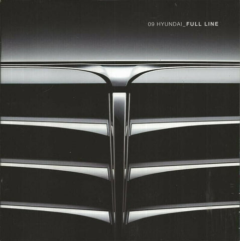 ORIGINAL Vintage 2008 Hyundai Full Line Range Sales Brochure Book