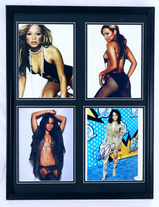 Christina Milian Signed Framed 18x24 Lingerie Photo Set JSA