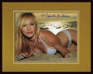 Camille Anderson Signed Framed 11x14 Photo Display AW