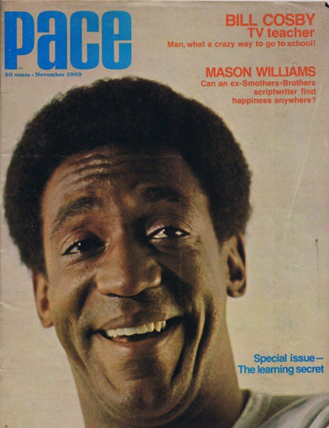 ORIGINAL Vintage November 1969 Pace Magazine Bill Cosby