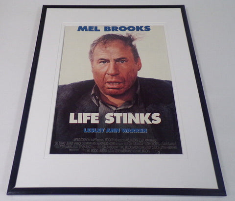 Life Stinks 1991 Mel Brooks 11x14 Framed ORIGINAL Advertisement  