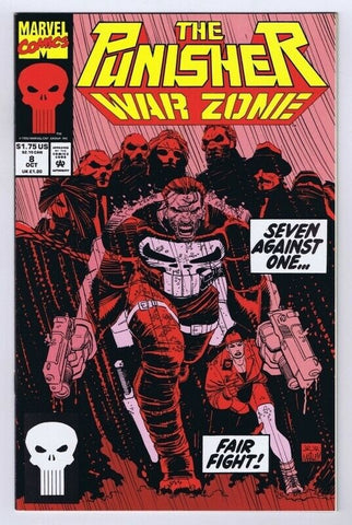 Punisher War Zone #8 ORIGINAL Vintage 1992 Marvel Comics 