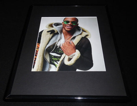 Russell Westbrook 2016 Wearing Sunglasses Framed 11x14 Photo Display Thunder