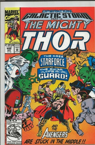 Thor #446 ORIGINAL Vintage 1992 Marvel Comics