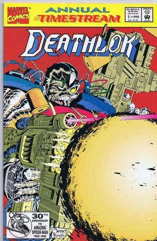 Deathlok Annual #1 ORIGINAL Vintage 1992 Marvel Comics 